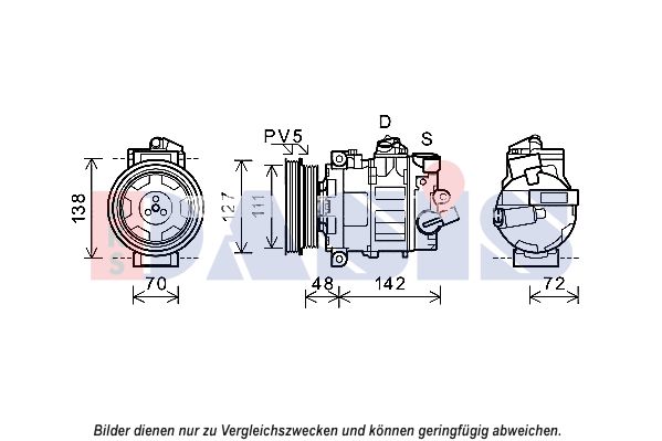 AKS DASIS Kompressori, ilmastointilaite 852651N